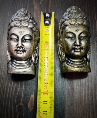 Coppia Sculture Buddha Zen Statue Design