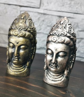 Coppia Sculture Buddha Zen Statue Design