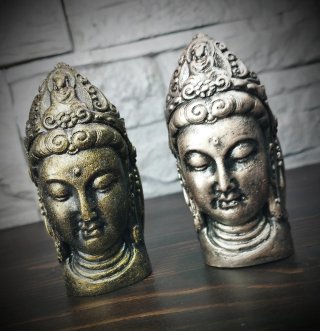 Coppia Sculture Buddha Zen Statue Design