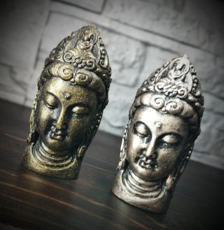 Coppia Sculture Buddha Zen Statue Design