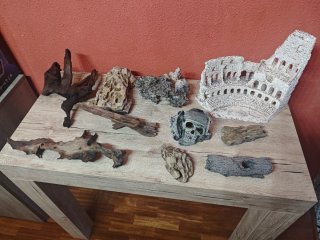 Mueble, Acuario 100L + Filtro y Decoración