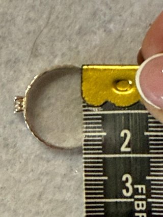 Anello Argento 800 con Zircone