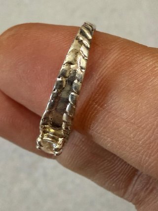 Anello Argento 800 con Zircone