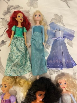 Muñecas Princesas Disney. Rapunzel, Elsa, Moana...