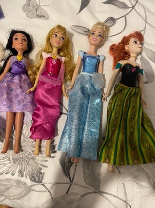 Muñecas Princesas Disney. Rapunzel, Elsa, Moana...