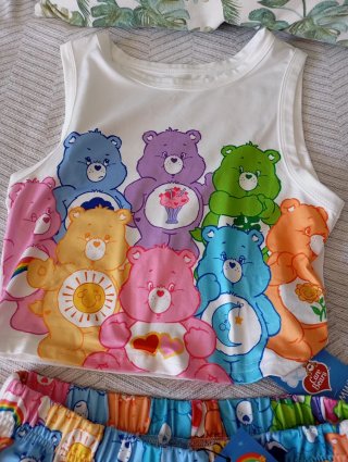 Conjunto camiseta y short Care Bears Osos Amoroso