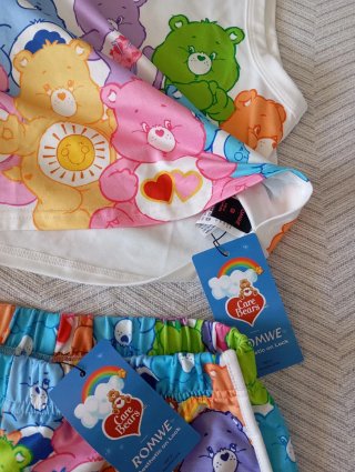 Conjunto camiseta y short Care Bears Osos Amoroso
