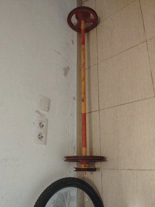 Barra de pesas con discos