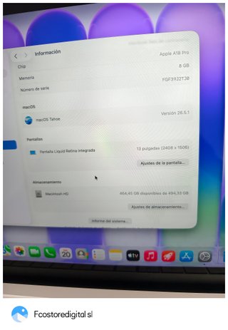 Macbook Neo 13" de 512gb - Nuevo