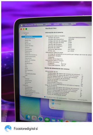 Macbook Neo 13" de 512gb - Nuevo