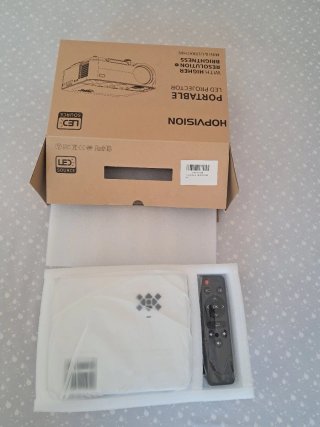 Proyector LED HOPVISION Portátil 6500 Lúmenes