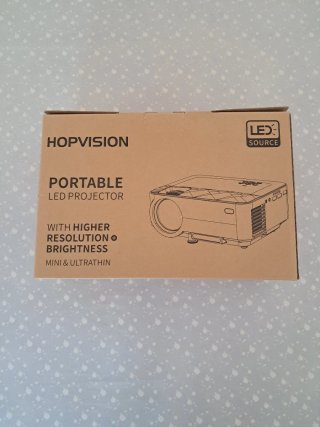 Proyector LED HOPVISION Portátil 6500 Lúmenes