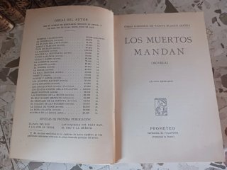 Colección completa de V. Blasco Ibañez