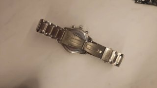Reloj BOSS Cronógrafo Azul y Plateado