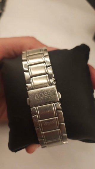 Reloj BOSS Cronógrafo Azul y Plateado