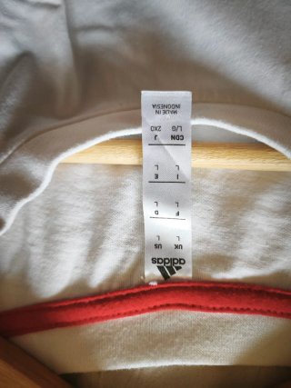 Camiseta Adidas Talla L Blanca