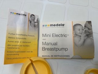 Sacaleches manual Medela Extractor de leche