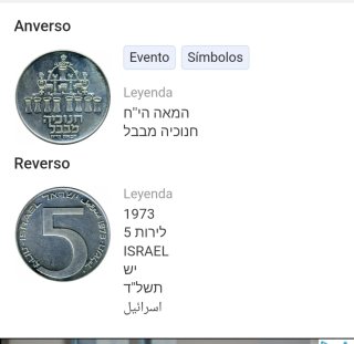Conjunto di monete israeliane