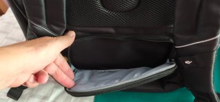 Mochila Portátil Negra Acolchada