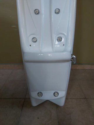 Columna de hidromasaje de esquina con asiento