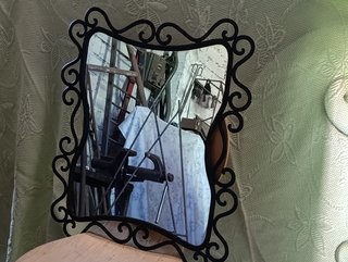Espejo forja decorativo