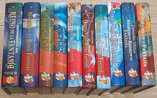 Lote libros Reino Fantasía G.Stilton, en español