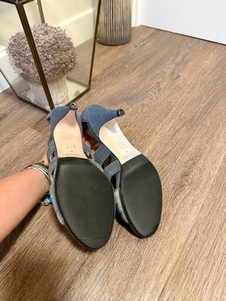 Sandalias Bimba y Lola Piel T38 Azul
