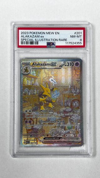 Alakazam ex PSA 8 203/165 Special Illustration Rar