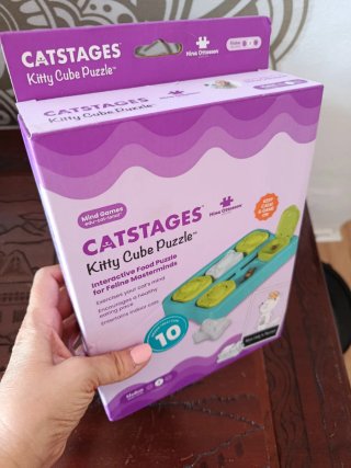 Juguete interactivo para gatos de plástico