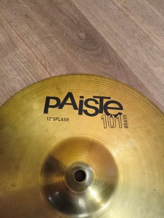 Platos batería percusión  Ride 20 y Splash 12"