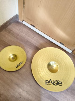 Platos batería percusión  Ride 20 y Splash 12"