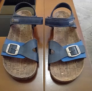 Sandalias Pablosky niño azul, talla 34