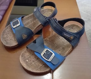 Sandalias Pablosky niño azul, talla 34