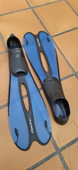 Aletas de buceo Tribord con bolsa