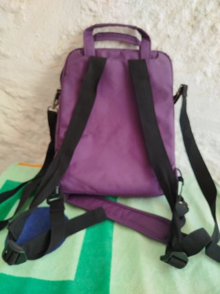 Mochila bandolera Gladiator morada