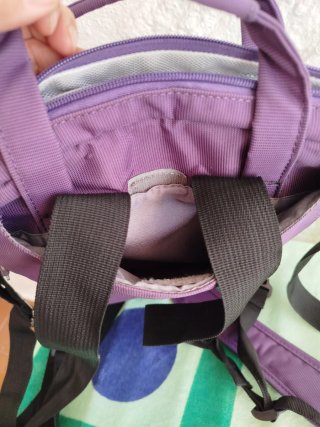 Mochila bandolera Gladiator morada