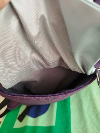 Mochila bandolera Gladiator morada