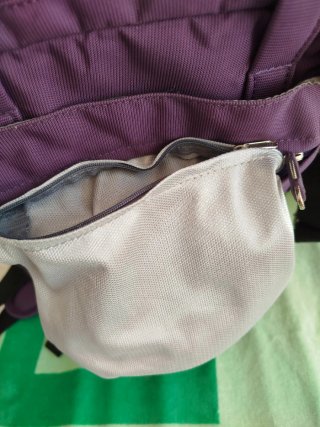 Mochila bandolera Gladiator morada