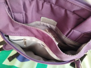 Mochila bandolera Gladiator morada