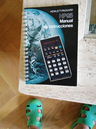 Calculadora HP-25 Vintage + Manual