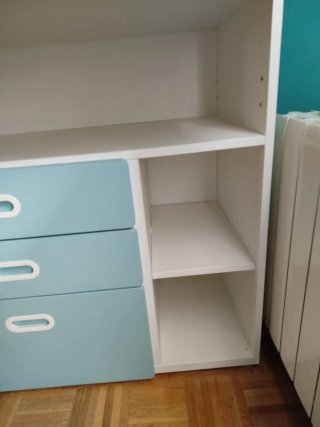 Cambiador Ikea Stuva convertible escritorio