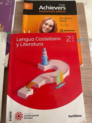 Libros de 2 de la E.S.O con libro de cambridge B1