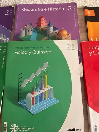 Libros de 2 de la E.S.O con libro de cambridge B1