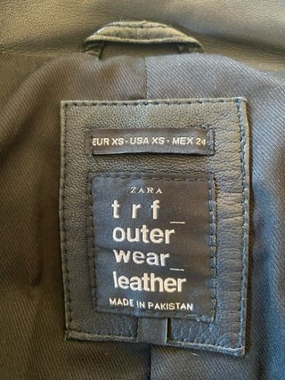 Chaqueta cuero Zara chica