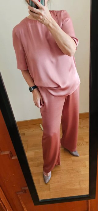 Conjunto Mango Talla M/L Rosa