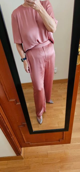 Conjunto Mango Talla M/L Rosa