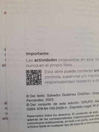 Lengua y Literatura, 2 ESO, Operación mundo