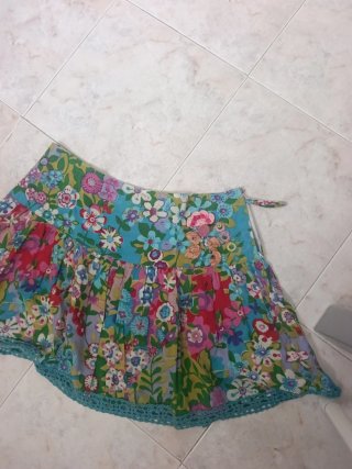 Vestido y falda estampados