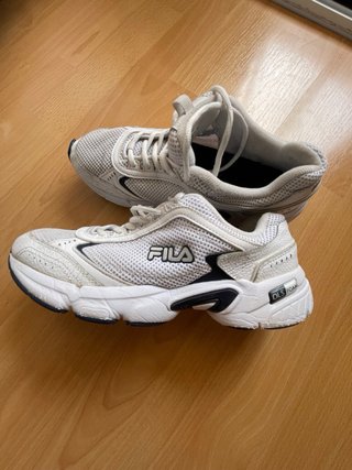 Zapatillas Fila Talla 41.5 Blancas y Azules