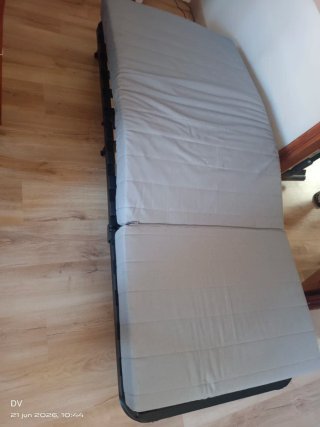 Sofá cama tela blanco